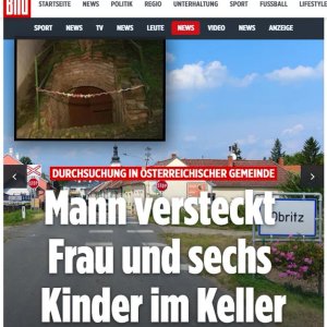 Klassiker: Österreicher sperrt Familienmitglieder in Keller ein.