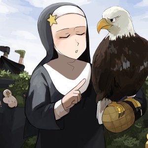 Schon mal Nonnen mit Adlern gesehen?