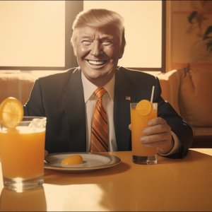 I asked ai to make a Donald trump orange juice commercial