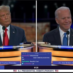 AI Trump VS AI Biden - GPT4 Twitch Stream Highlights - Chat Gets Roasted