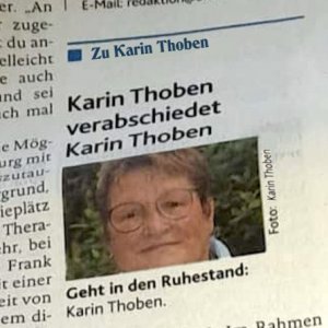Karin Thoben verabschiedet sich