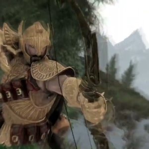 The Cleanest Kill Shot In Skyrim Ever