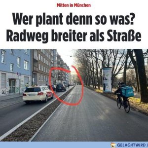 War der Radweg nicht breit genug, du Hurensohn?!