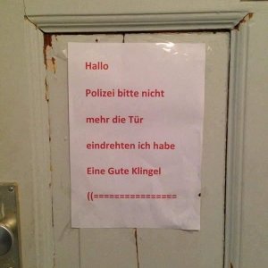 Hallo Polizei?