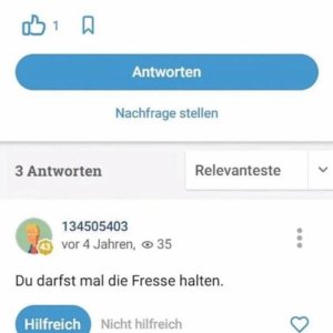 Ich wäre nicht so ruhig geblieben