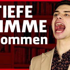 Tiefe Stimme ist