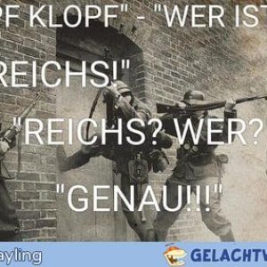 "Klopf, Klopf!" "Wer ist da?"