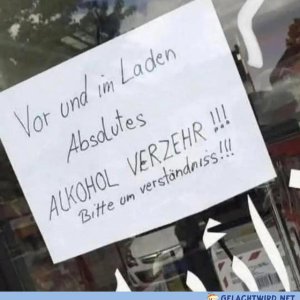 Absoluter Alkohol Verzehr im Laden!!