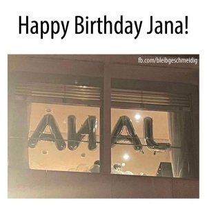 Happy birthday Jana