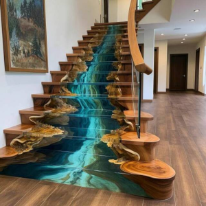Eine sehr schöne Treppe