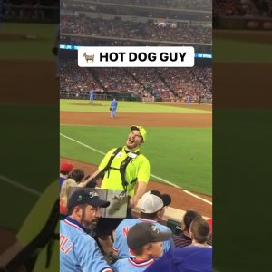 Would you get a hotdog from this guy?