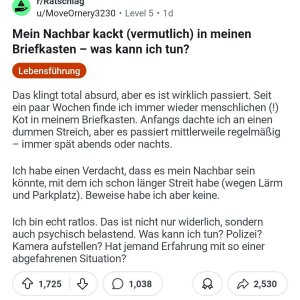 Briefkasten AA One