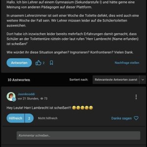 Neulich auf der Toilettentournee