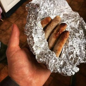 Vier Weggla im Brötchen