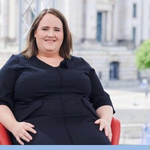 Deutsche Frau in Berlin