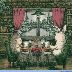 Wie ich in meiner Stube sitze und auf GWN bin während draußen Schneesturm ist und auf GWN Hass Sturm ist