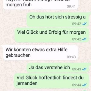 Wenn mein Chef mir schreibt