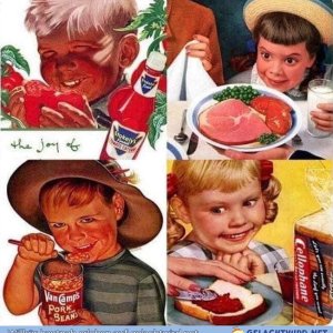 Werbekinder aus den 50ern