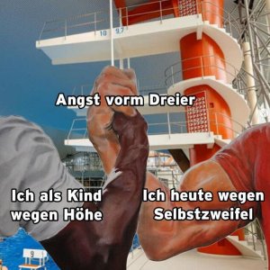 Achso, wegen Schwimmbad