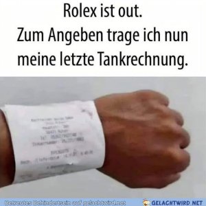 Rolex ist out