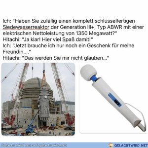 Hitachi lasst den Saft fließen.