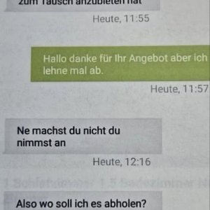 Immer Dominanz zeigen!