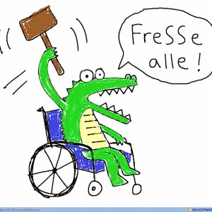 Schnappi in Paint in 15 Minuten.