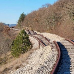 Die Strecke ist etwas holprig