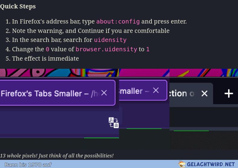1 mal was sinnvolles