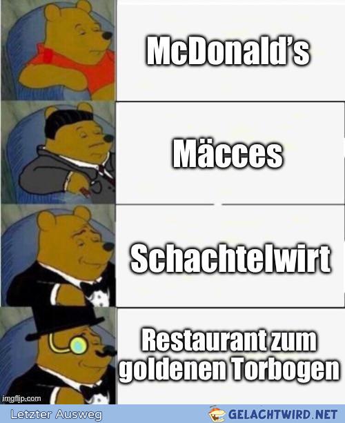 Adäquate Vokabeln