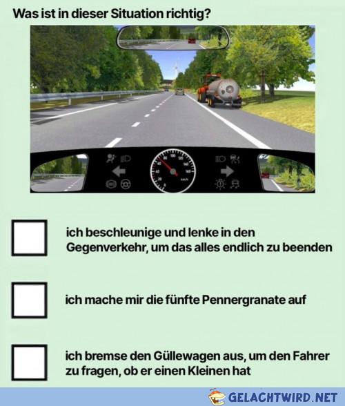 Alles ankreuzen oder