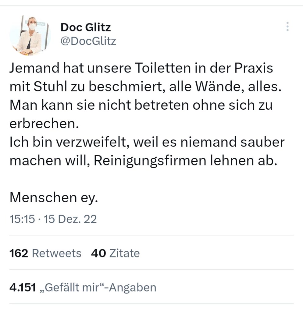 alles vollgeschissen
