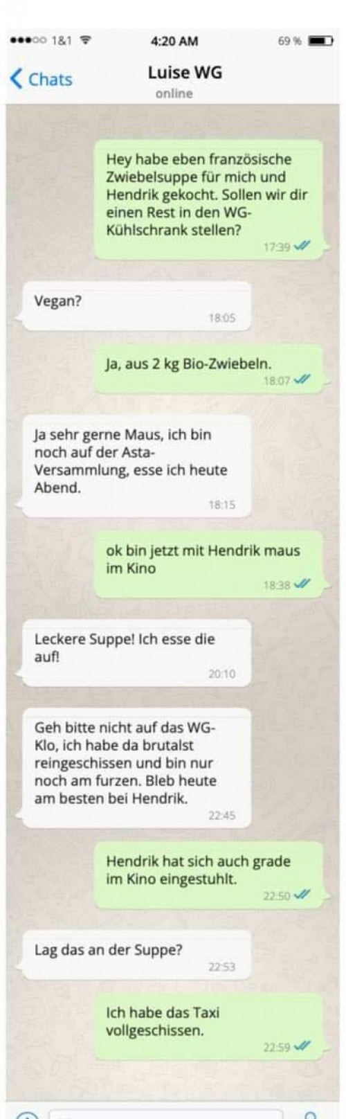 Alles vollgeschissen