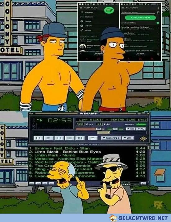 Alte Leute kennen Winamp