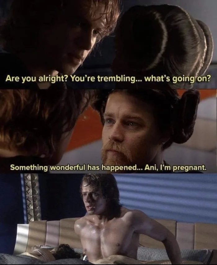 Anakin, Ich bin schwanger