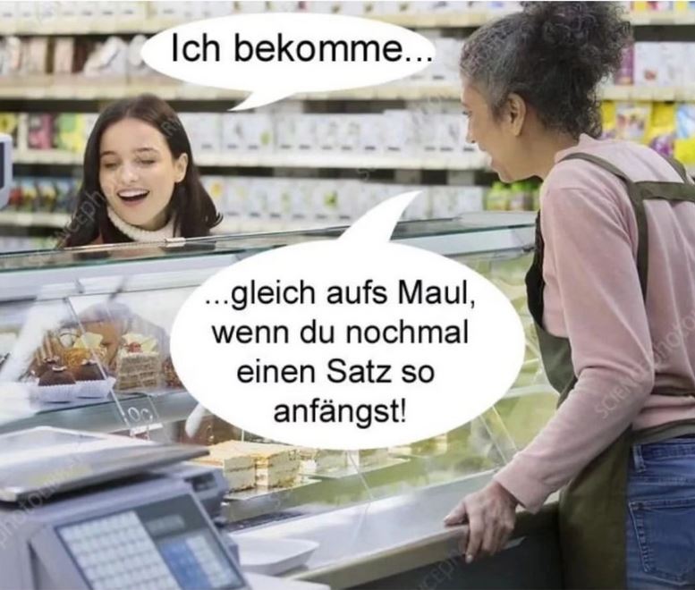 auf's maul