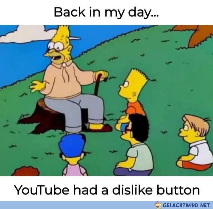 Back in my days