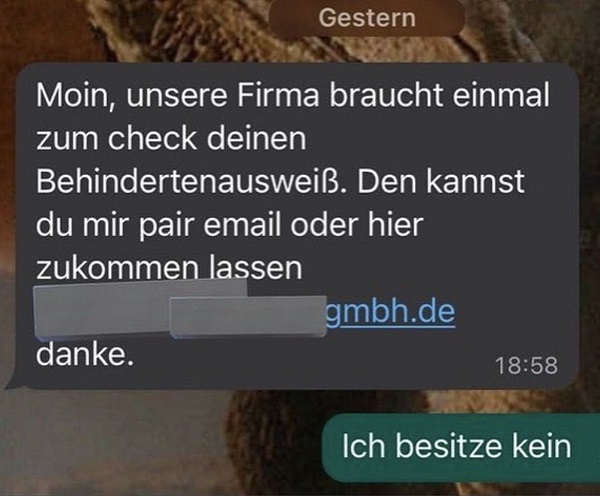 Behindertenausweis