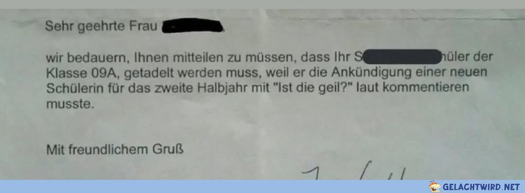 Berechtigte Frage
