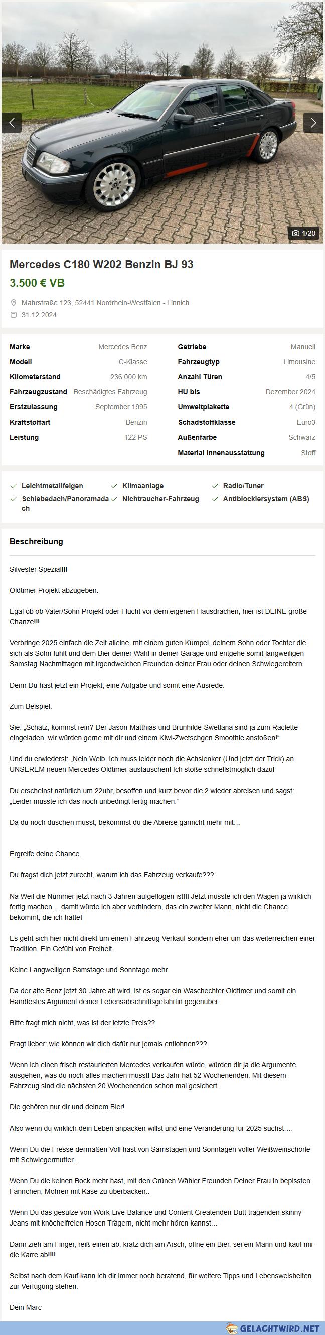 Bester Mann!