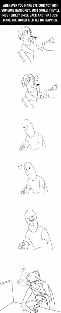 Bitte Lächeln