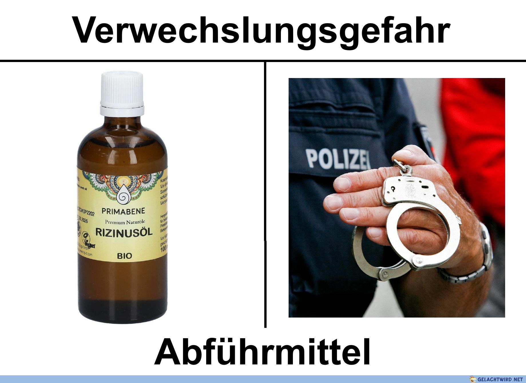 Bloß nicht verwechseln