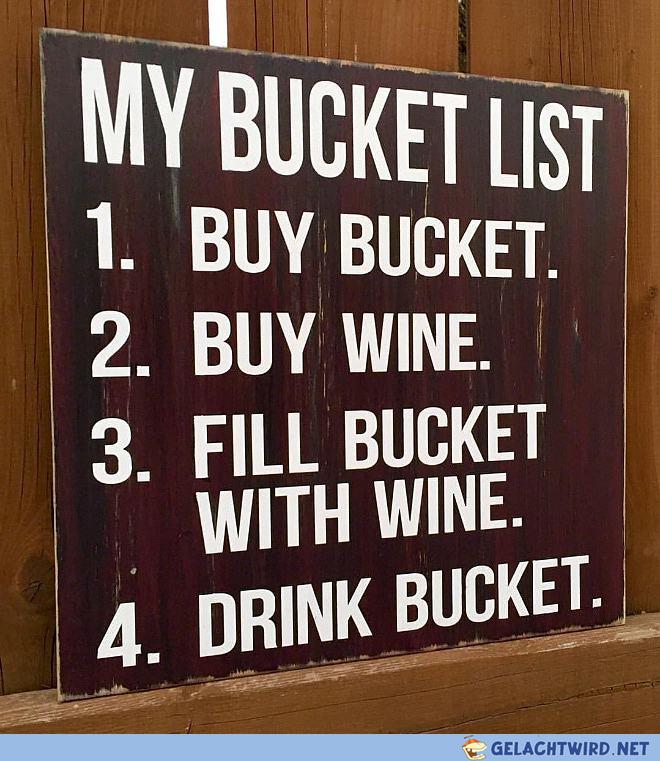Bucket List