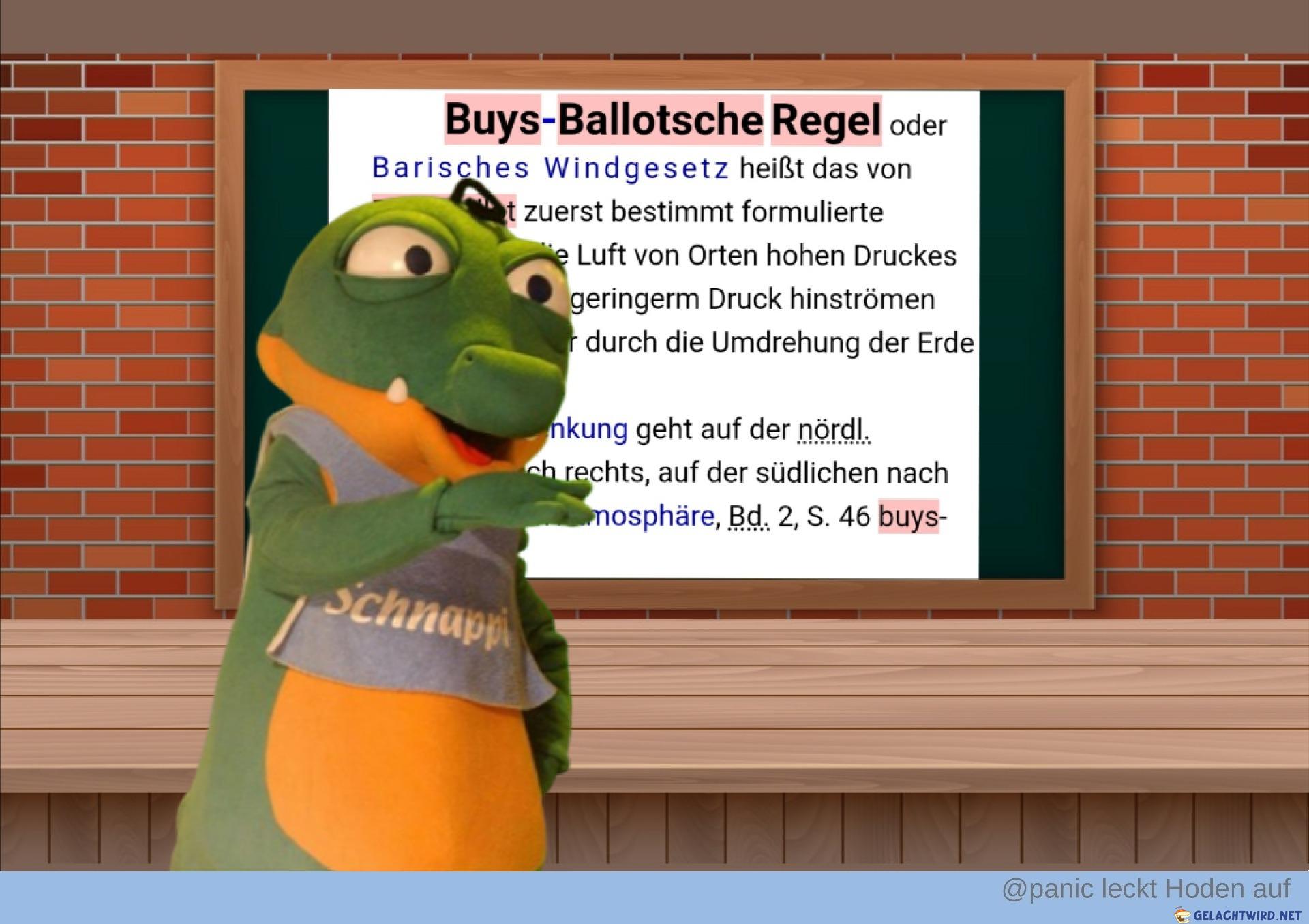 Buys-Ballotsche-Regel