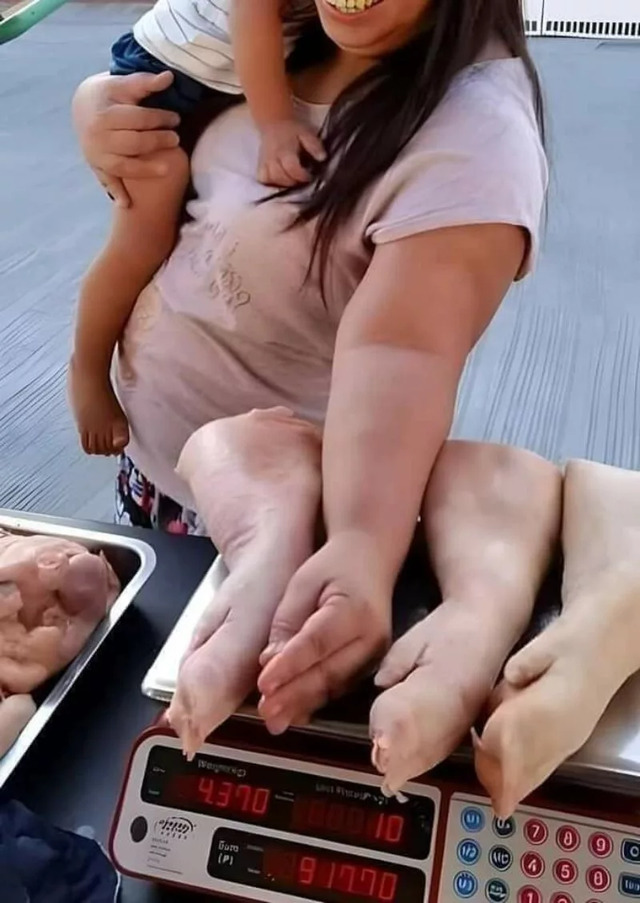 Da lacht sie noch...