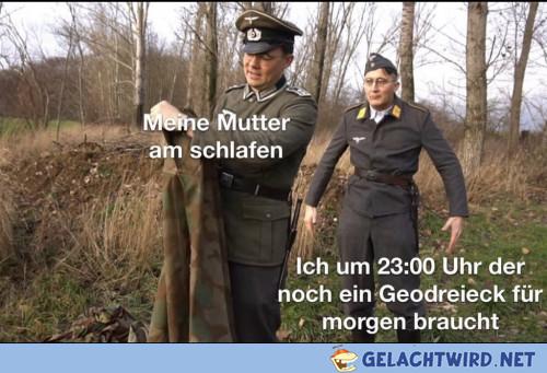 Das gab vielleicht Anschiss