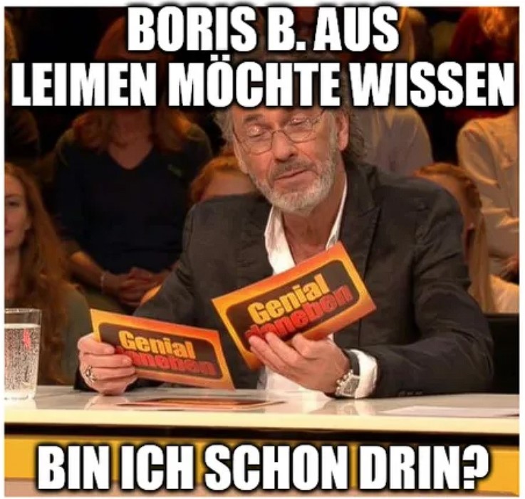 Das war ja einfach