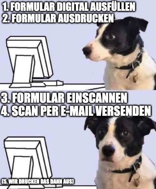 Deutsche Behörden in einer Nussschale