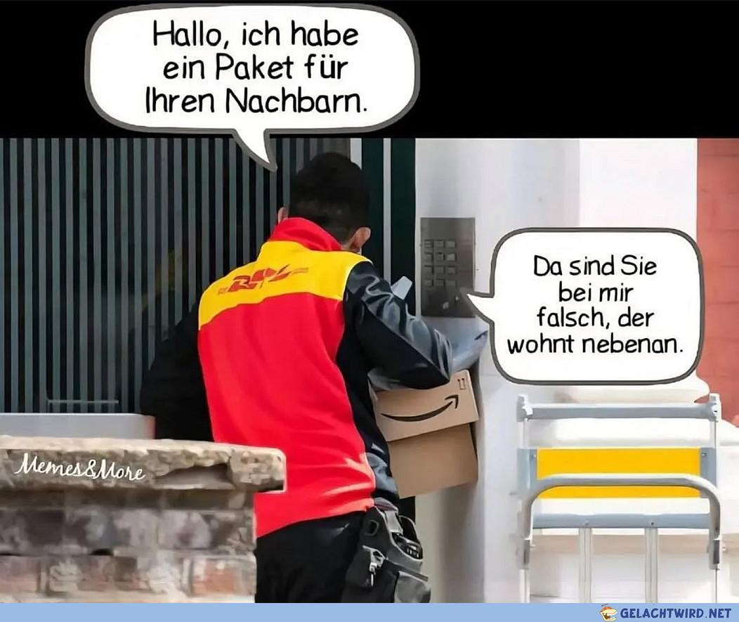 DHL liefert a weng