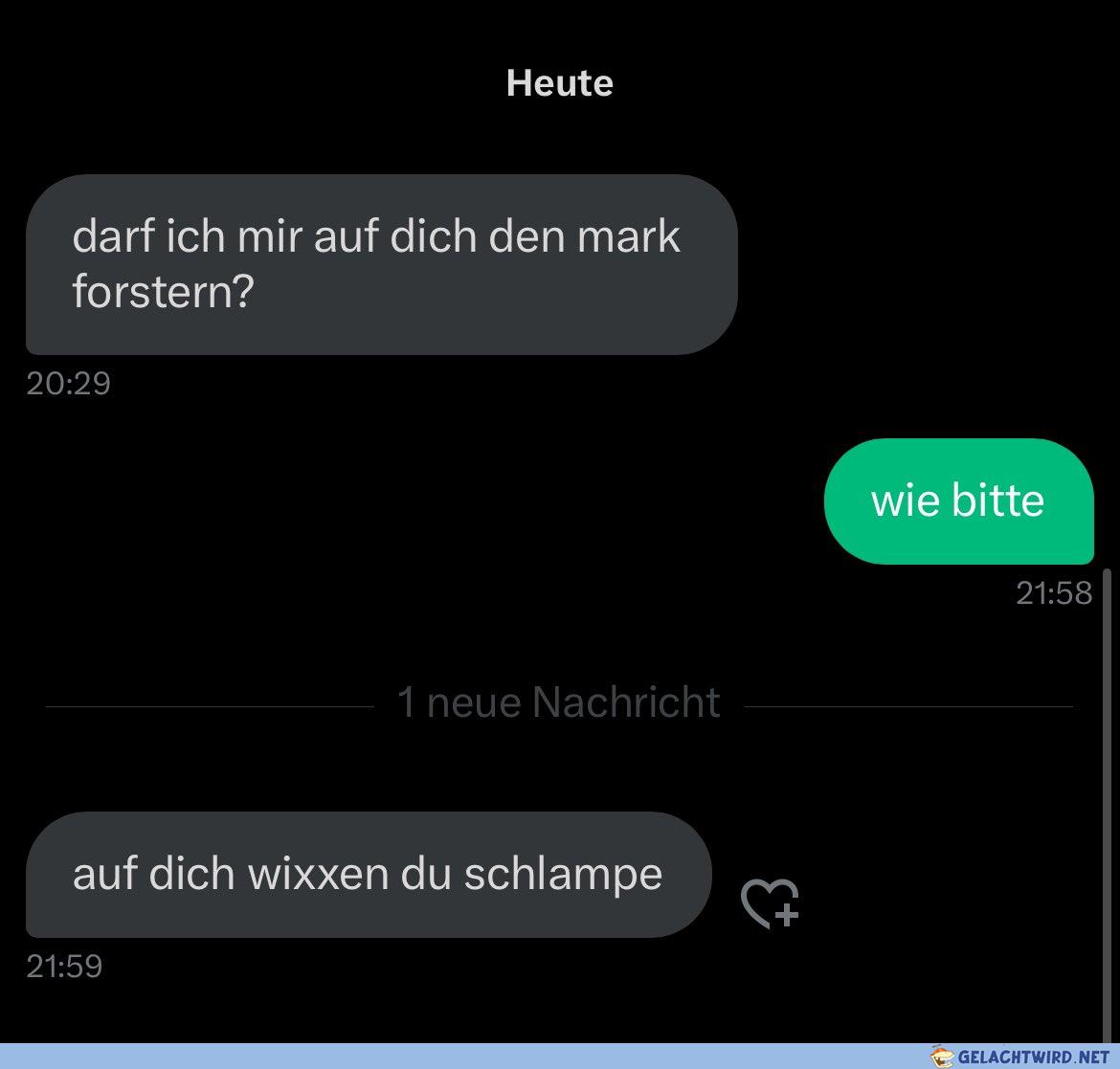 Die Jugend wieder...